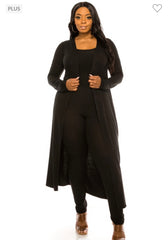 Love On My Curves Plus Sized Fashion Knit 3 Piece Set