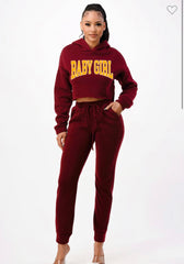 Baby Girl Got Back Sweat Suit